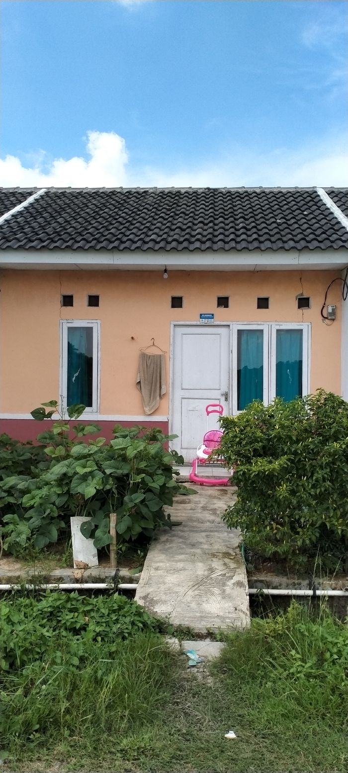 foto tampak rumah tipe 30/60 (Harga 2023) perumahan Senopati Estate Cikande