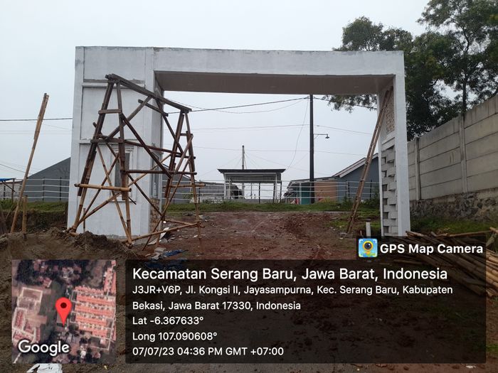 foto tampak rumah tipe subsidi perumahan KONGSI RESIDENCE