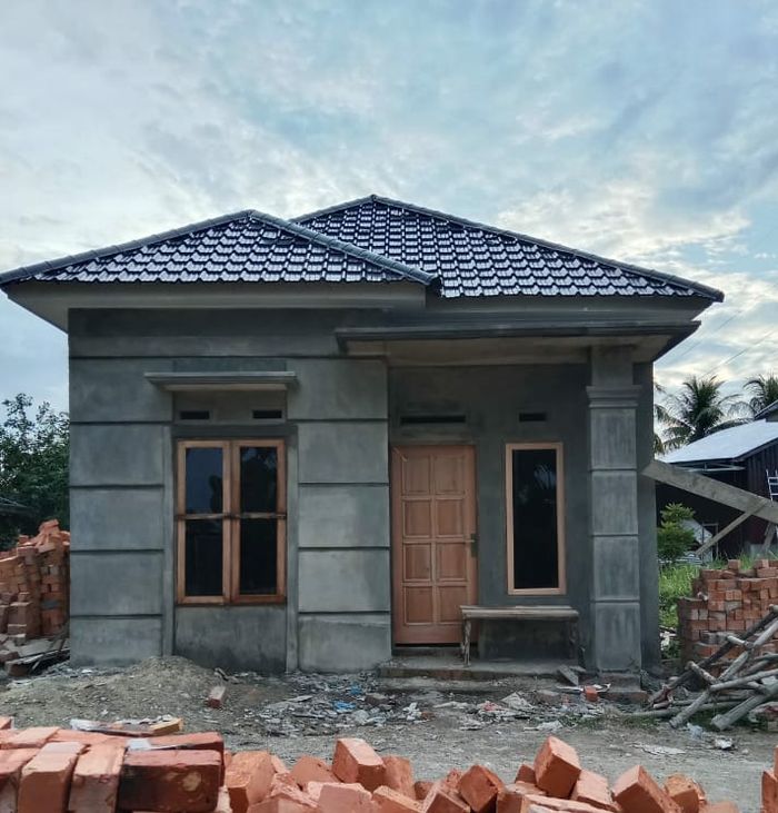 foto tampak rumah tipe 36 perumahan SEURIGET PERMAI