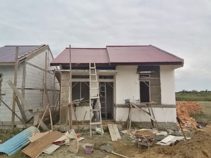 foto tampak rumah tipe 36/112 perumahan Kamundu Jaya Asri
