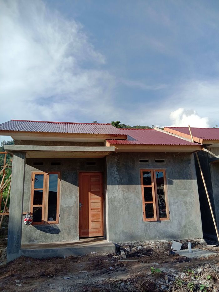 foto tampak rumah tipe 36/91 perumahan Permata Utama