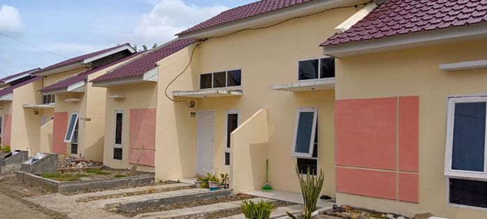foto tampak rumah tipe SUBSIDI perumahan Puri Amerta Tahap 2.3