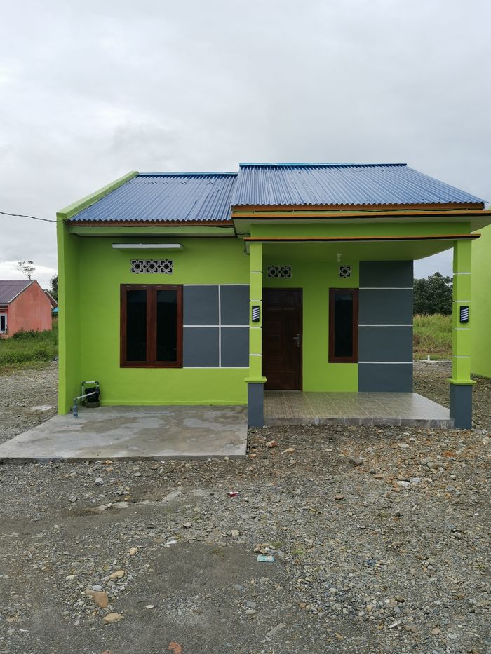 foto tampak rumah tipe 36 perumahan MITRA PAPUA RESIDENCE TIMIKA