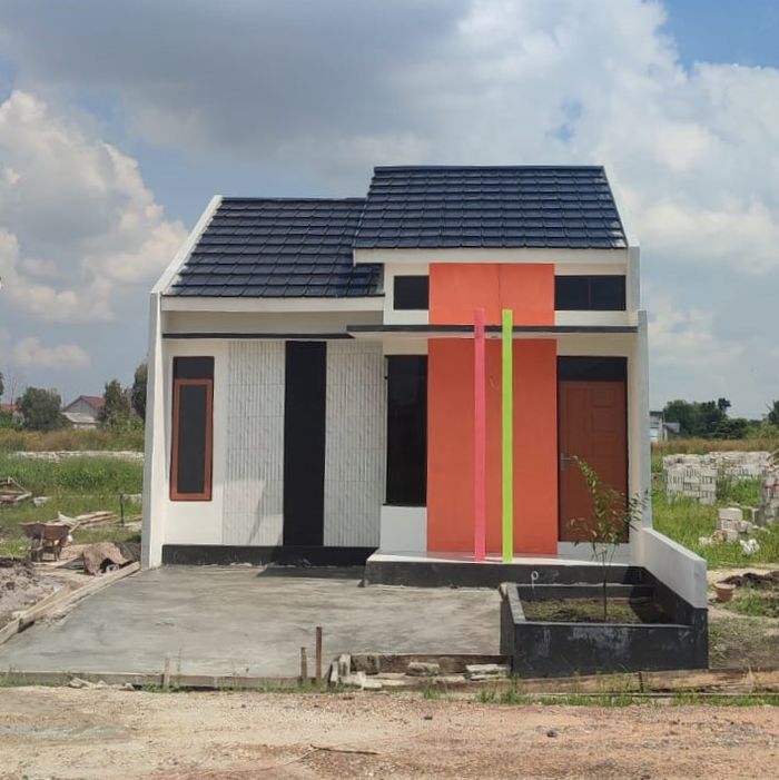 foto tampak rumah tipe 36/140 perumahan Perumahan Nauli Regency