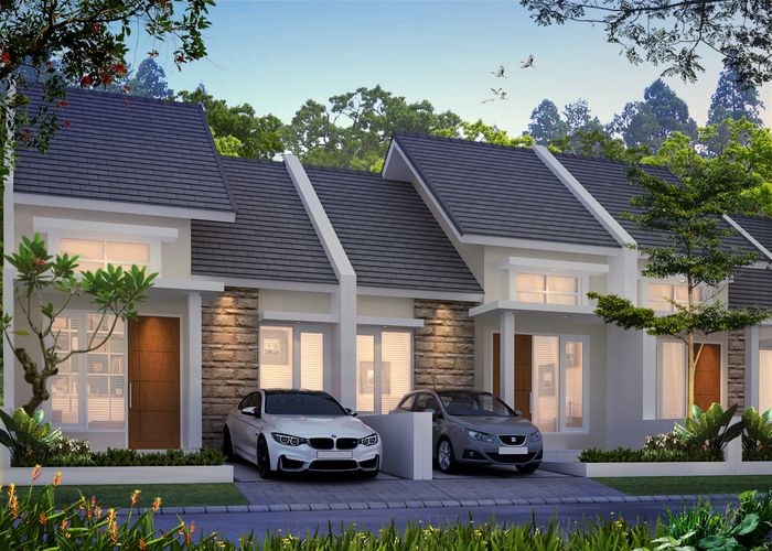 foto tampak rumah tipe 30/60 PMK 2023 perumahan MRANGGEN VIEW