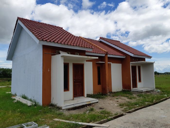 foto denah rumah tipe PERUMAHAN MAHKOTA RESIDENCE perumahan PERUMAHAN MAHKOTA RESIDENCE