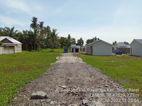 foto posisi tengah perumahan BAITUSSALAM RESIDENCE TAHAP 2