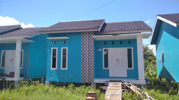 foto tampak rumah tipe Subsidi perumahan SIFA RESIDENCE