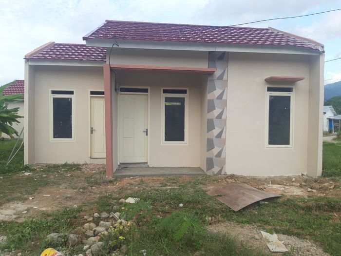 foto tampak rumah tipe 36/100 RST perumahan Griya Mutiara Batang Anai Tahap 4