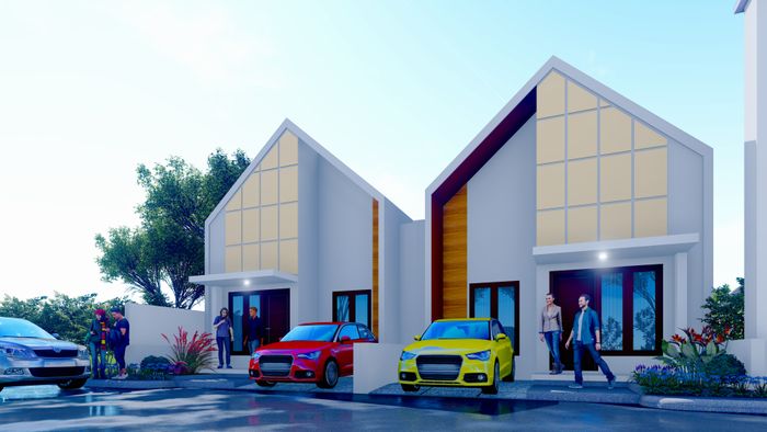 foto tampak rumah tipe 30/60 PMK 2023 perumahan SAMBIREMBE VIEW