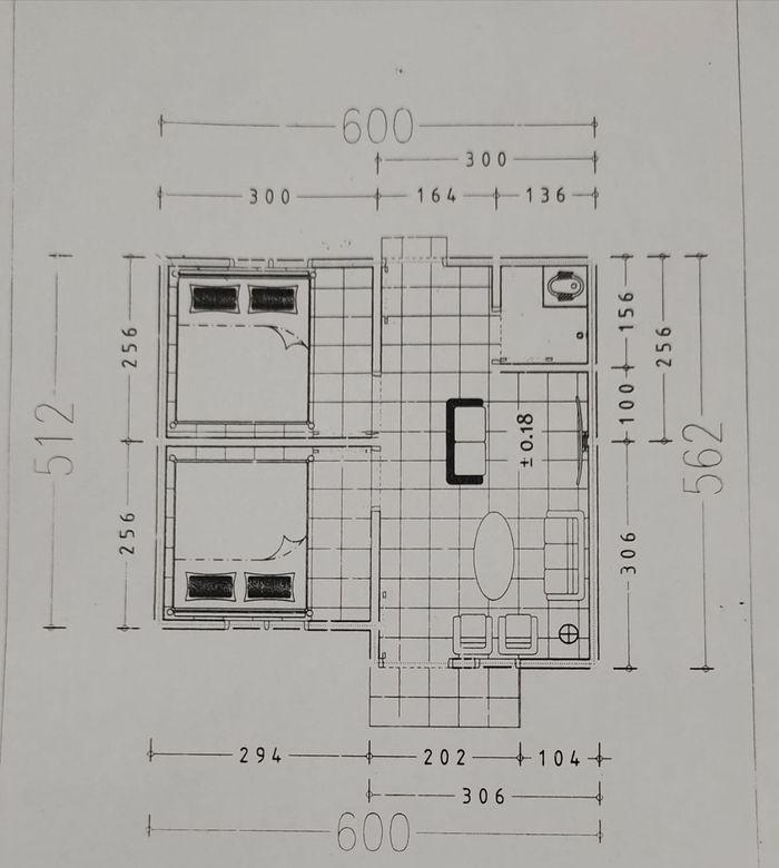foto denah rumah tipe 32 perumahan Mutiara Tegalbang