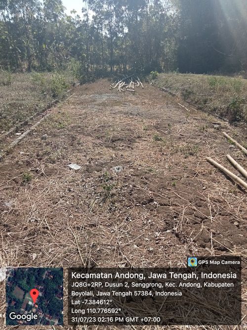 foto posisi tengah perumahan graha senggrong asri