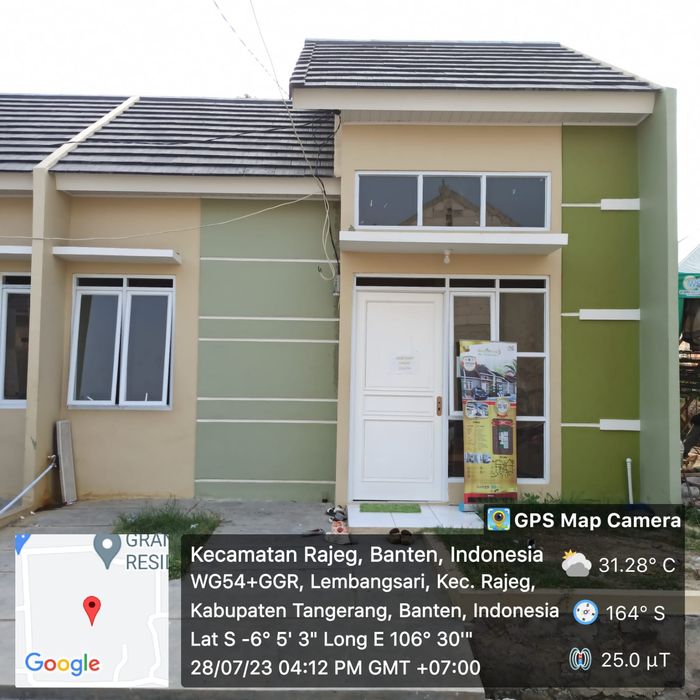 foto tampak rumah tipe 30/60 perumahan Grand Madani Residence 3