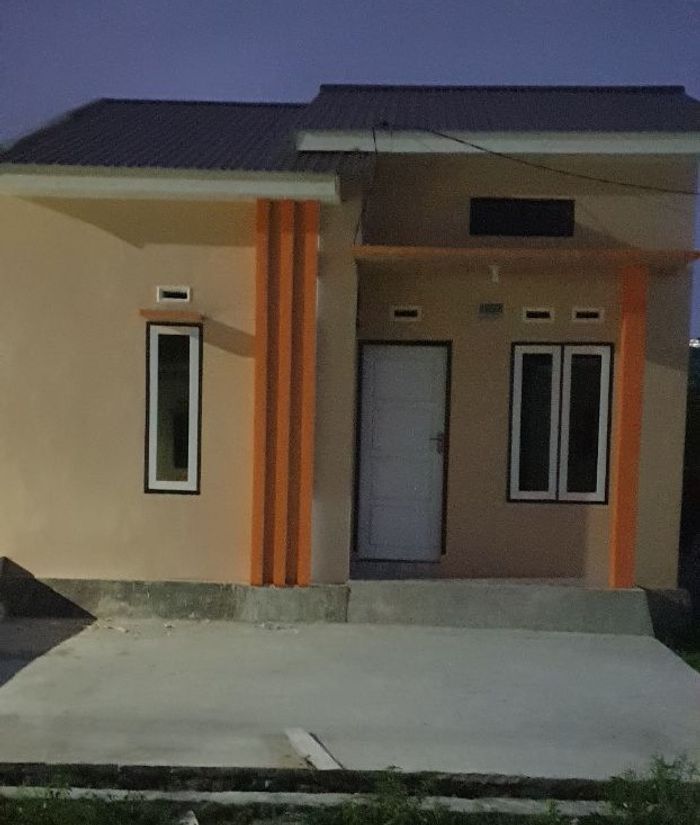 foto tampak rumah tipe 36 BR perumahan Perumahan Gemilang Mamboro