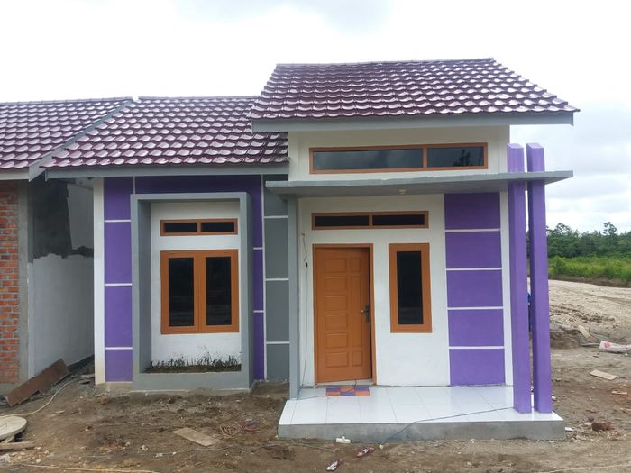 foto tampak rumah tipe 36 perumahan AR RAHMAN RESIDENCE 2 TAHAP 2