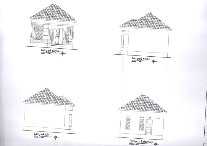 foto tampak rumah tipe 36 perumahan GRAND CITRA RAYA