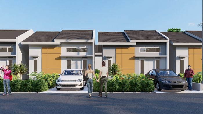 foto tampak rumah tipe 36 perumahan Perumahan Eboni Residence Tipo