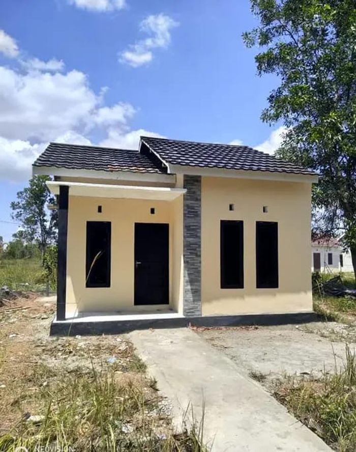 foto tampak rumah tipe 36 perumahan permata indah