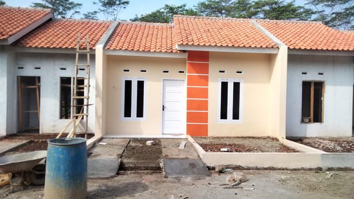 foto tampak rumah tipe 27/60 perumahan Perumahan Berkah Asri Type 27