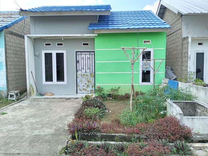 foto tampak rumah tipe 36 perumahan PERMATA VILLAGE.