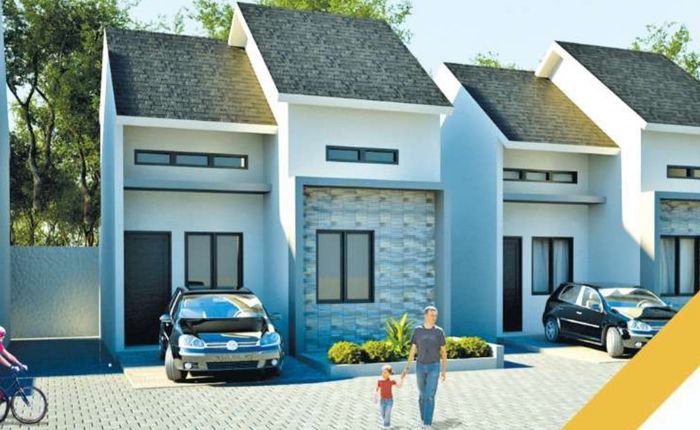 foto tampak rumah tipe 36/108 (PMK 2023) perumahan Griya Lyson 2