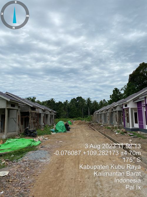foto posisi tengah perumahan PERINTIS ASRI 4