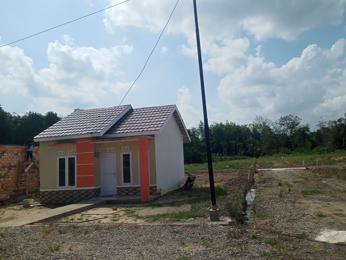 foto tampak rumah tipe 36 perumahan SRIWIJAYA RESIDENCE