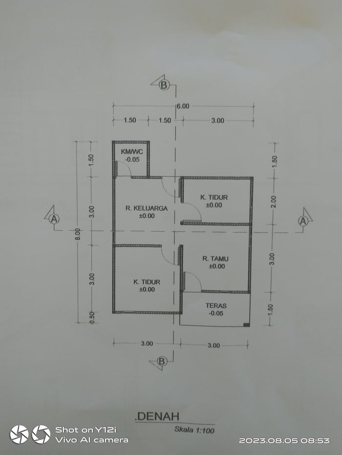 foto denah rumah tipe 36 perumahan DAILY PERDANA RESIDENCE 3