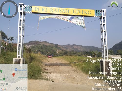 foto gerbang perumahan PURI RAISAH LIVING