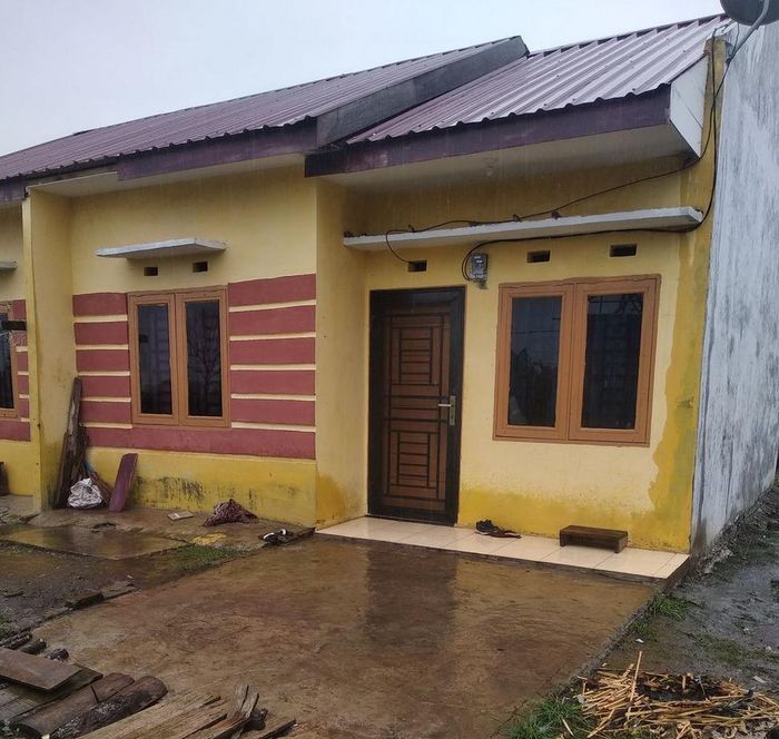 foto tampak rumah tipe 36 perumahan Juma Karang Pulo Berastagi