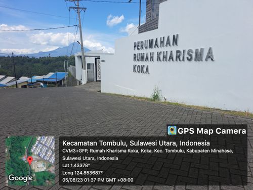 foto gerbang perumahan RUMAH KHARISMA KOKA