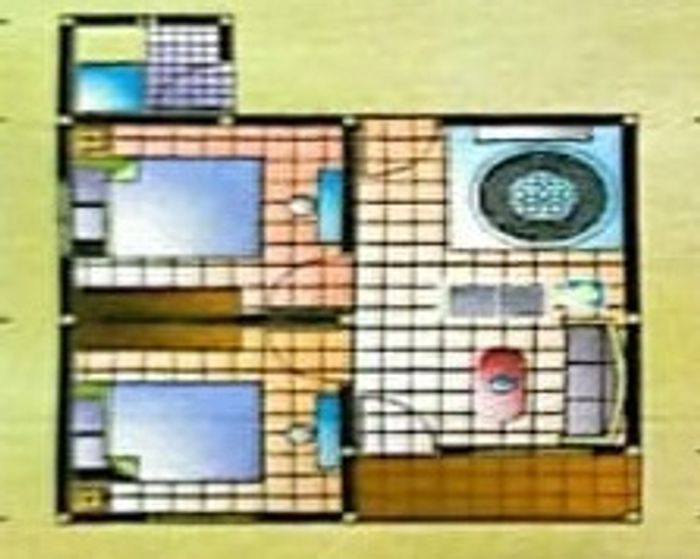 foto denah rumah tipe 36 perumahan Griya Aaliya KM.13