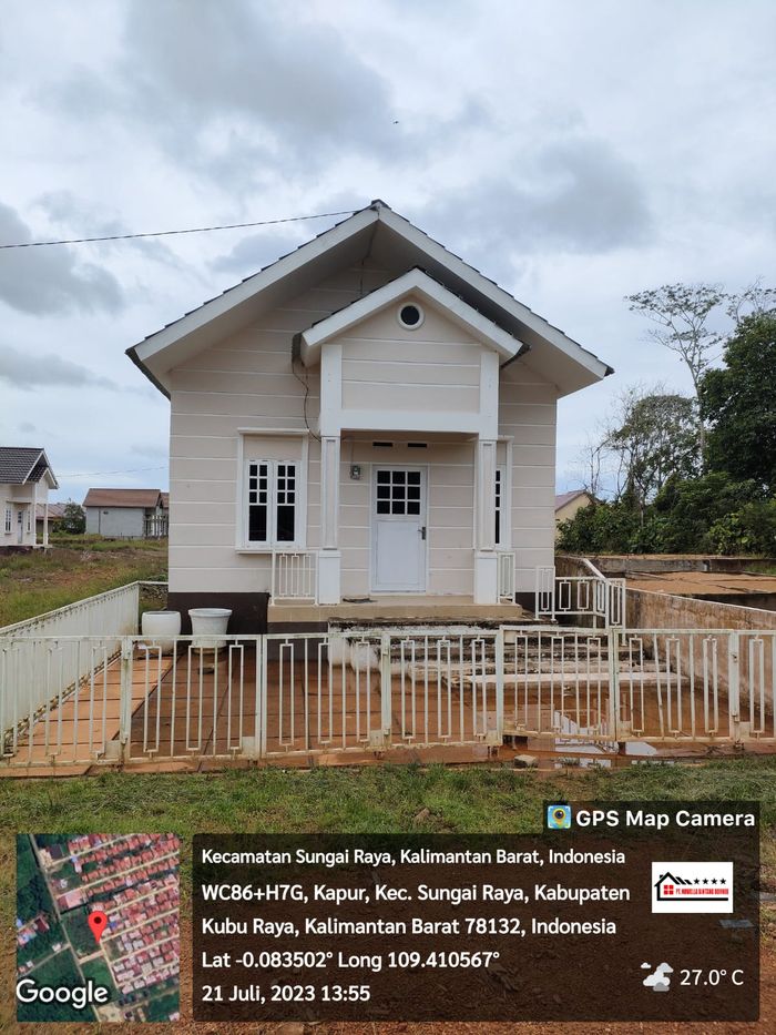 foto tampak rumah tipe 36 perumahan BINTANG SATU RESIDENCE