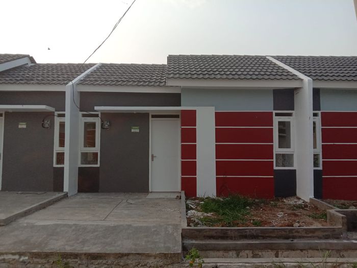 foto tampak rumah tipe 28/60 2023 perumahan Mutiara Puri Harmoni Extension