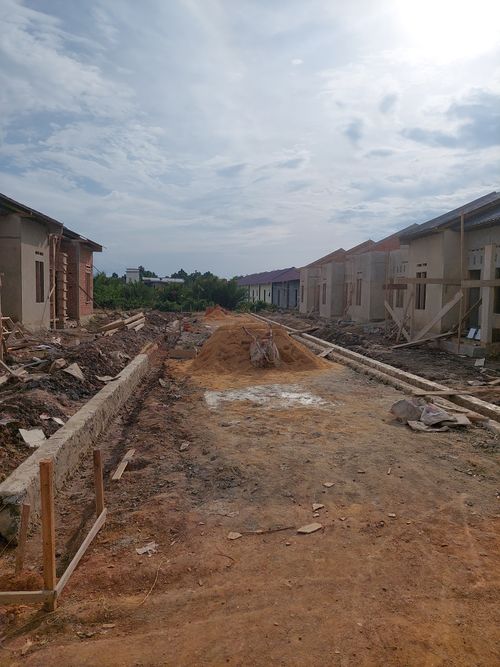 foto posisi tengah perumahan Villa Indah Tahoa.