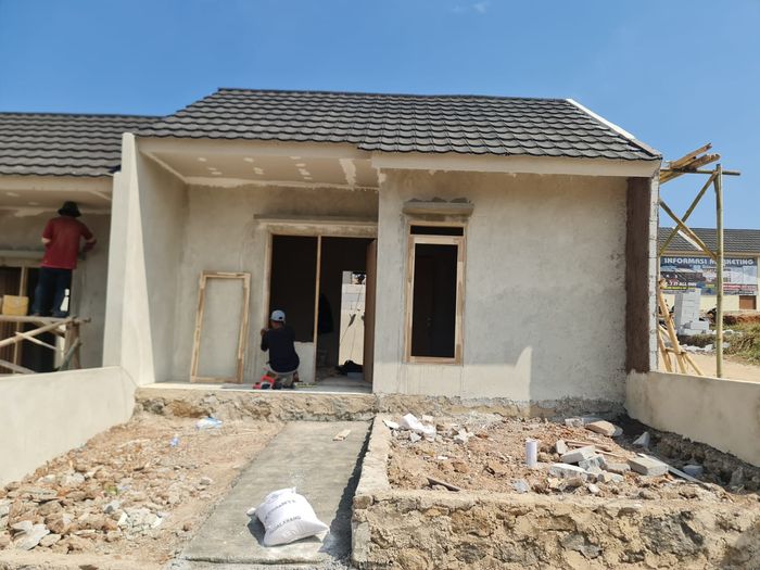 foto tampak rumah tipe 30/63 perumahan 88 Residence
