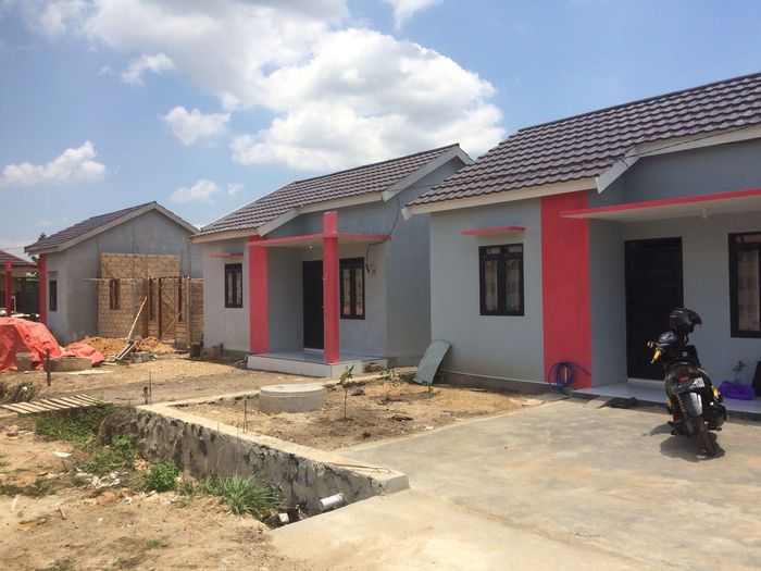 foto tampak rumah tipe 36 perumahan GREEN MADINA 2 TAHAP 2