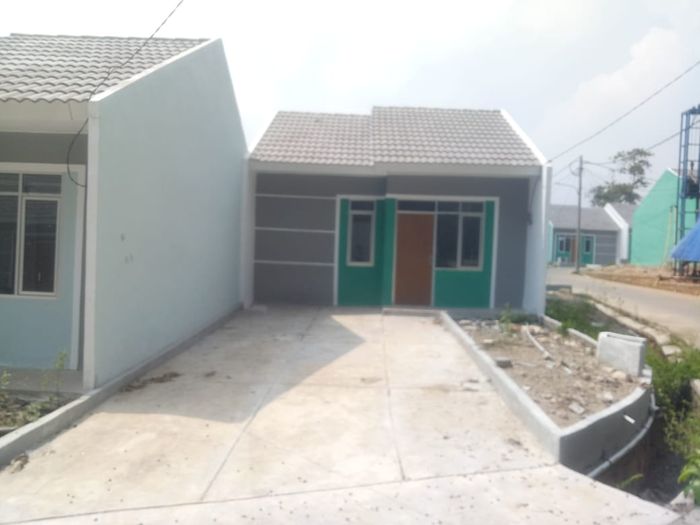 foto tampak rumah tipe 30/84 perumahan Puri Sava Gelam Pakel