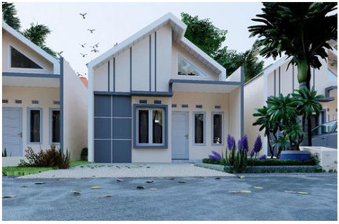 foto tampak rumah tipe RUMAH SUBSIDI perumahan SRIGADING MUNAI RESIDENCE
