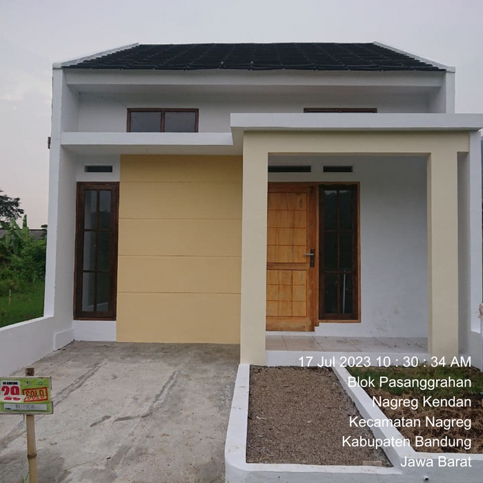 foto tampak rumah tipe 30/60 perumahan PURI RAISAH LIVING