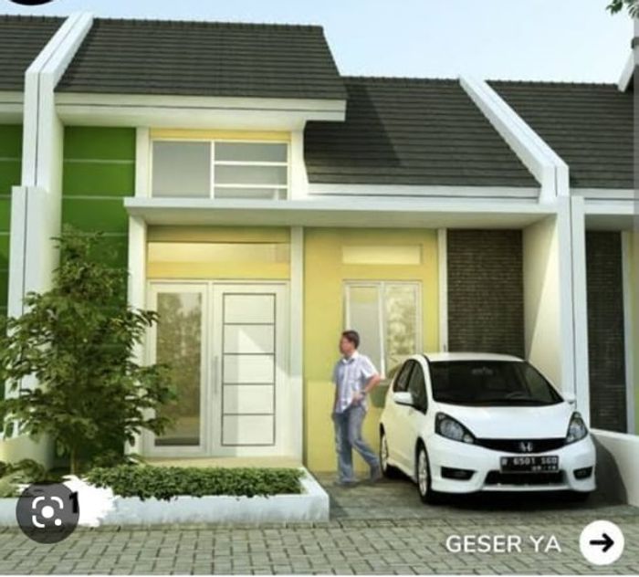 foto tampak rumah tipe 36 perumahan PESONA REGENCY 3