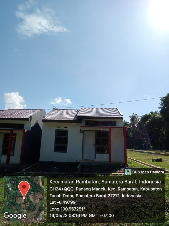 foto tampak rumah tipe SUBSIDI 36 perumahan Melia Garden