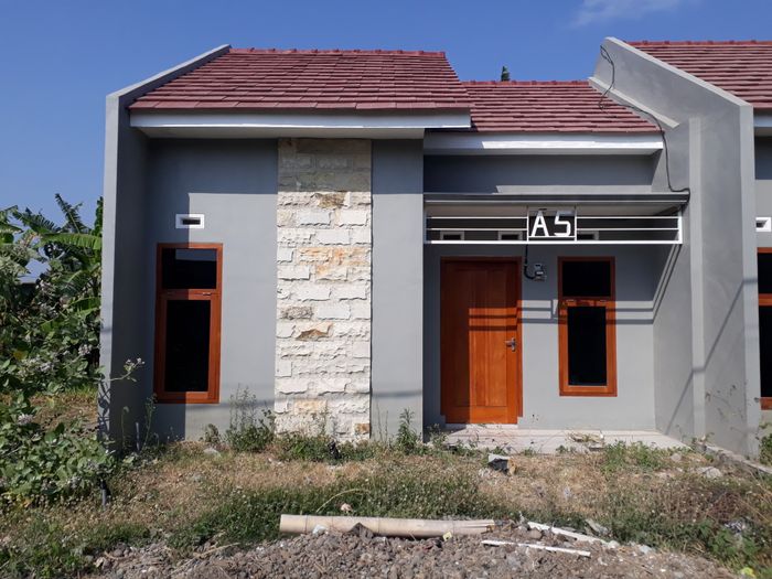 foto tampak rumah tipe 30 perumahan Taman Mas Regency