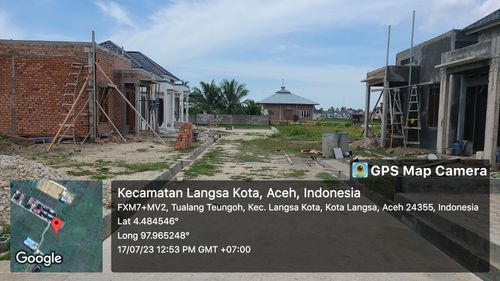 foto posisi tengah perumahan ALMEERA RESIDENCE