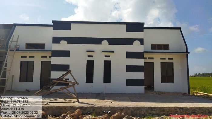 foto tampak rumah tipe 36 perumahan GRIYA SENTRAL RESIDENCE