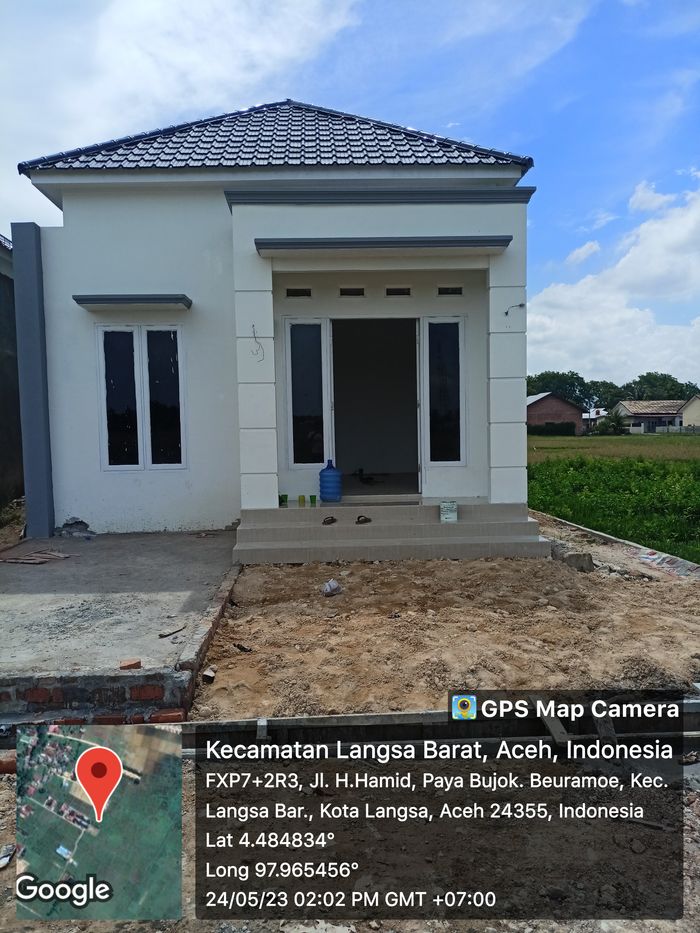 foto tampak rumah tipe 36/100 perumahan ALMEERA RESIDENCE