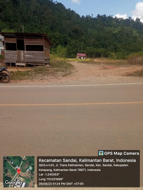 foto gerbang perumahan Permata Sandai Squer