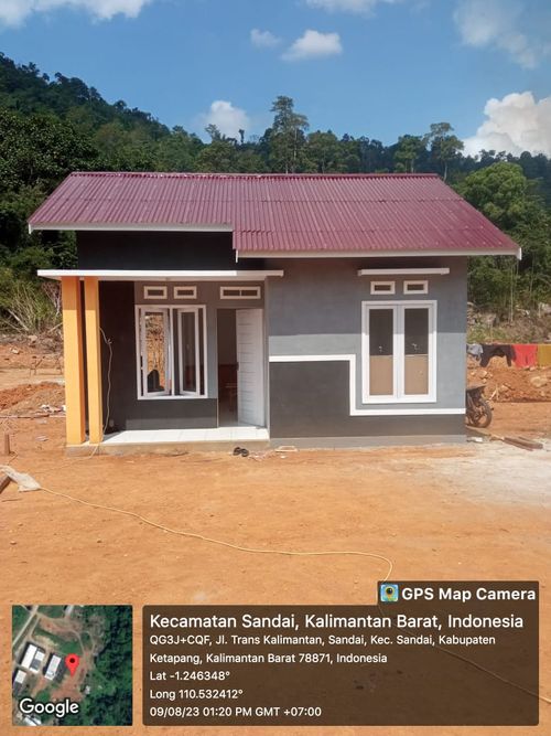 foto contoh rumah perumahan Permata Sandai Squer