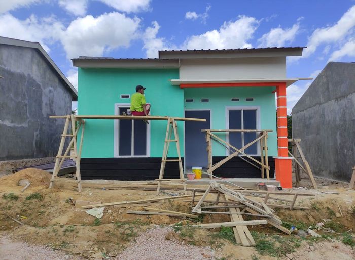 foto tampak rumah tipe 36 m2 New perumahan GREEN DIRLAND RESIDENCE 2
