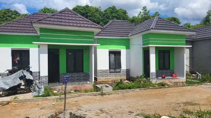 foto tampak rumah tipe 36 2023 perumahan TAMAN PADAT KARYA MINIMA